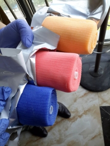 العظام الاصطناعية الجص محبوك الضمادات شريط قولبة من الألياف الزجاجية - Product Image 2