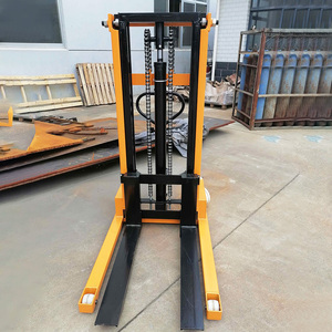 Tek Tonluk Yük Taşıma Kapasiteli, Kamyonlar İçin Tam Elektrikli Hidrolik Boşaltmalı, Kendinden Yükselen İstifleyici, Portatif Elektrikli <span class=keywords><strong>Forklift</strong></span> - Product Image 4
