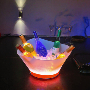 Kommerzieller 5 L LED-Beleuchteter Neuartiger Eiskübel mit Farbwechsel für Kühler, Plastik-Weinkühler für Party, Bar, Club, KTV - Product Image 3