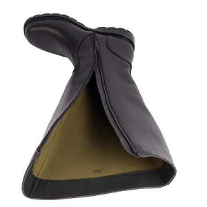 Hochwertige schwarze Echtleder-High-Top-Honor-Guard-Parade-Stiefel; Langlebige Marsch- und Performance-Trainingsstiefel - Product Image 2