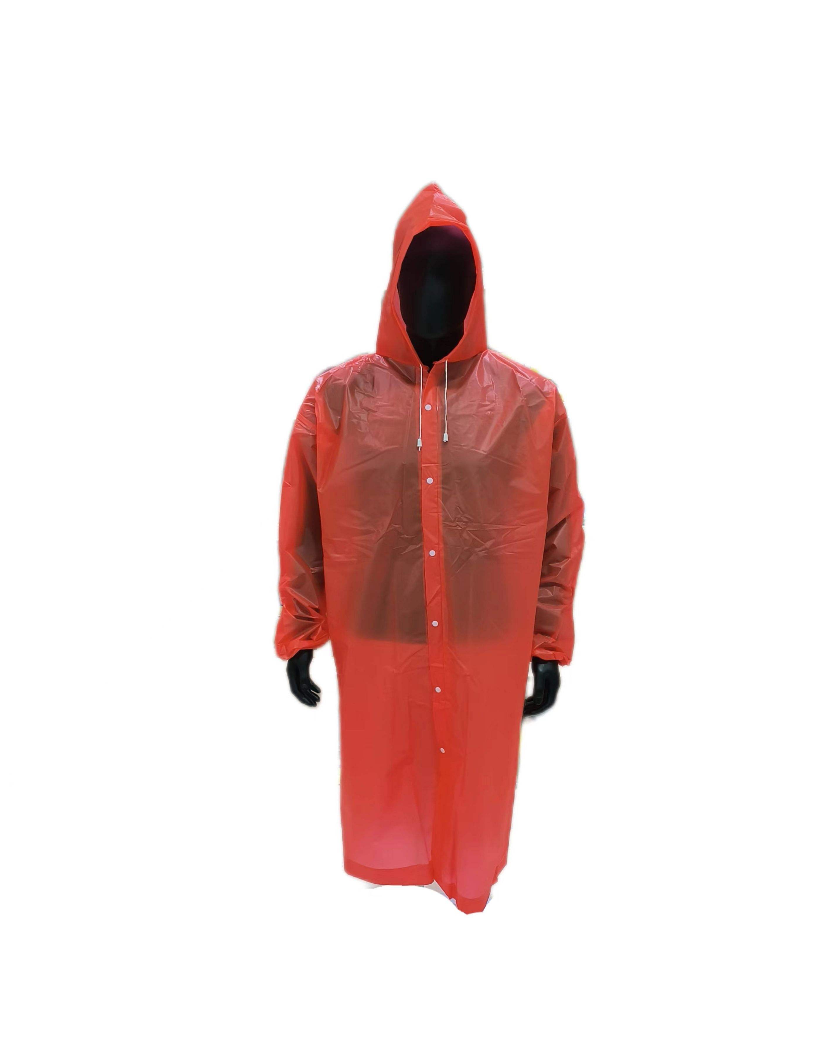 HOLLEE Adult EVA/PEVA Portable Raincoat 100% Waterproof
