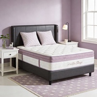 Matelas hybride Hellosleep pour lit double, matelas à mémoire de forme, fermeté moyenne, meubles de chambre à coucher modernes