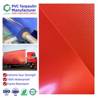 Bâche en PVC 1000D 900GSM ignifuge, renforcée, résistante aux déchirures et aux intempéries, conforme à la norme NFPA701, pour rideau latéral de camion