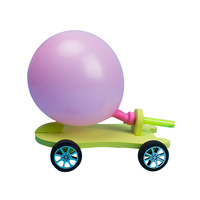 Voiture à Propulsion d'Air EVA, Voiture à Marche Arrière, Voiture à Ballon - Kit Scientifique pour Étudiants, Jouets STEM pour Enfants de 4 à 14 Ans