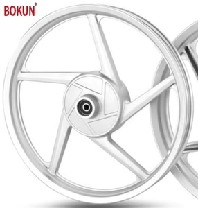 <span class=keywords><strong>ล้อ</strong></span>แม็กซ์อะลูมิเนียมฟอร์จสีขาว BM150 Eries ขนาด <span class=keywords><strong>17</strong></span> นิ้ว แบบห้าก้าน สำหรับรถจักรยานยนต์ พร้อมล้อหน้าและล้อหลัง - Product Image 1