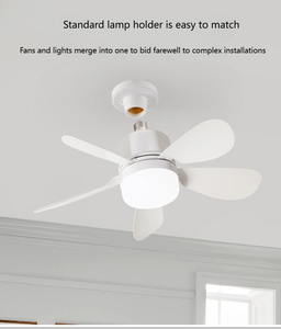 Sala <span class=keywords><strong>de</strong></span> estar y dormitorio Atenuación ajustable Control remoto <span class=keywords><strong>de</strong></span> cinco aspas Bombilla E27 Ventilador <span class=keywords><strong>de</strong></span> <span class=keywords><strong>techo</strong></span> moderno Accesorio <span class=keywords><strong>de</strong></span> iluminación - Product Image 6