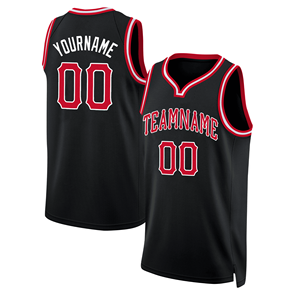 Maglia da basket personalizzata nuovo stile 100% in poliestere cucito stampato uniforme sportiva traspirante rapida asciugatura della squadra cittadina - Product Image 2
