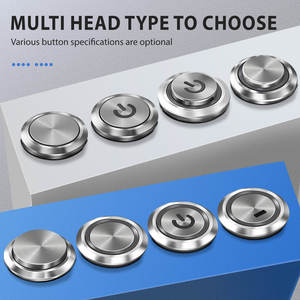 Botón Pulsador Antivandálico de 16 mm con LED, Interruptor de Encendido de Acero Inoxidable, Momentáneo, Impermeable, 12 V CC, IP65, Interruptor Automático - Product Image 2