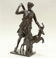 Offre Spéciale grand bronze moulé mythe grec déesse figure bronze Diana chasseresse statue sculpture