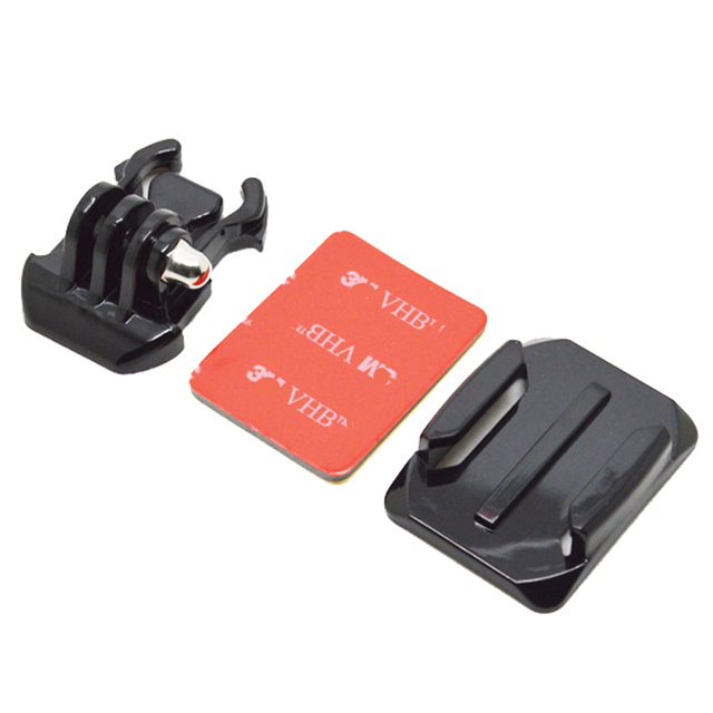 Action Camera Accessory Motorcycle Helmet Bracket Adhesive Mount for GoPro Hero 13 12 11 10 9 8 7 Insta360 X5 X4 X3 DJI Osmo 6