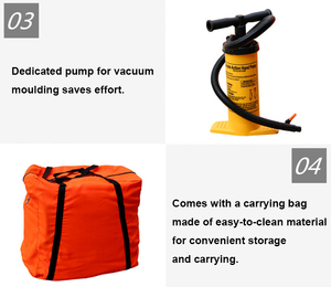 Juego de férula de vacío de aire de Pvc multifunción directa de fábrica de seis piezas con bomba y bolsa - Product Image 3