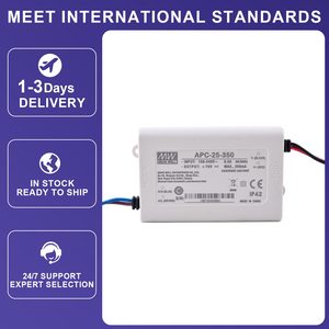 Mean Well APC-25-350 25W Constant <strong>Current</strong> <strong>LED</strong> Driver 350mA 15-50V Onput IP42 Ideal for <strong>LED</strong> Lighting <strong>Applications</strong> - Product Image 3