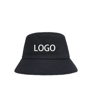 Chapeau Bob Personnalisé Style Coréen Yang Mi Célébrité Été Noir Protection Solaire 100% Coton 58-60CM Sport Homme Femme - Product Image 1
