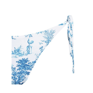 Bikini a triangolo da donna con stringhe floreali Bikini Set due pezzi costume da bagno personalizzato giovane Sexy Bikini Hot - Product Image 6