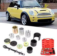 Kit d'outils professionnel pour l'extraction et l'installation de silentblocs d'essieu arrière de voiture en acier à haute teneur en carbone noir, pour suspension BMW, garantie 1 an