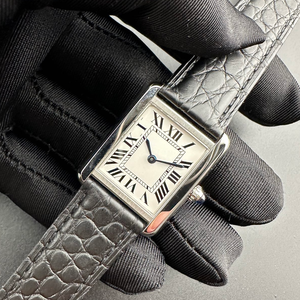 Montre carrée élégante et originale, design raffiné et élégant, chiffres romains, montre-bracelet minimaliste moderne. - Product Image 2