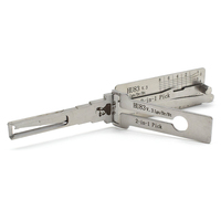 Vente flash HU83 Lishi 2 en 1 Ensemble de crochets de serrure Outil manuel Adapté au décodeur Ouvre-serrure Lishi Outils de serrurier