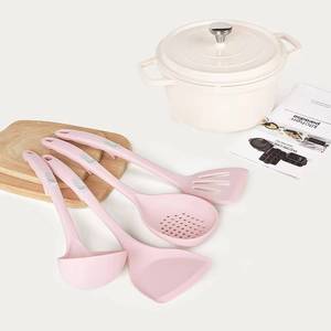 Juego de Utensilios de Cocina de Silicona con Mango de Madera, 7 Piezas, Ecológicos, No Tóxicos, para Repostería y Pastelería, Venta al Por Mayor - Product Image 5