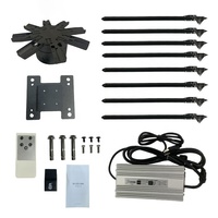 Nouveau Holofan 150cm 180cm 200cm, écran holographique 3D géant à LED avec support et housse de protection en option, ventilateur holographique