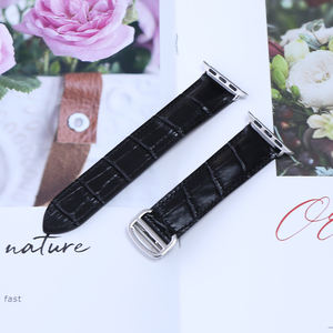สายหนังลายจระเข้สำหรับ Apple Watch ultra 3 Smart Watch สายหรูหราของแท้สำหรับ <span class=keywords><strong>Cartier</strong></span> - Product Image 1