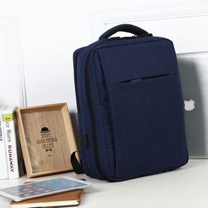 Custom Logo 15.6 Inch <b>Laptop</b> <b>Backpack</b> Travel Waterproof Oxford Soft Handle 20-39 Litre Capacity Anti-Theft Zipper Polyester - Product Image 3
