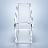 Boîte de présentation en acrylique ETB de 8 mm avec couvercle magnétique, protection UV à 99 %, boîte de rangement transparente pour cartes TCG, OEM
