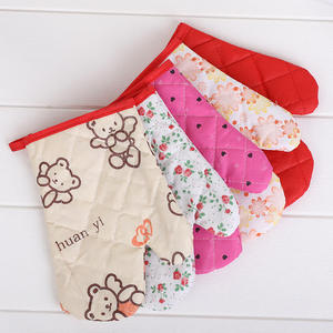 Gants de four Binkai en tissu résistant à la chaleur, pour micro-ondes et cuisson, couleur aléatoire - Product Image 2