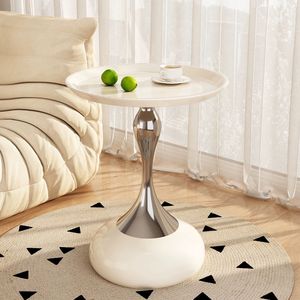 2025 Nordic Marble Coffee Table Living Room <b>Sofa</b> Side Few Modern Luxury Round Coffee Table <b>Small</b> Round Table - Product Image 1