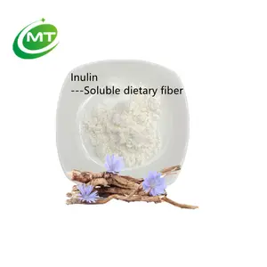 Organic Soluble Dietary Fiber Inulin Prebiotic Pure Powder Cichorium Intybus L Extract Chicory Root Extract 90% Inulin Powder