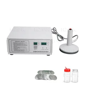 HZPK 60-130mm Mini Electromagnetic Induct Cap Plastic Jar Foil Lid Sealer Seal Machine Price Aluminum