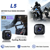 Caméra de tableau de bord pour moto L5, caméra HD 2K, IP66, étanche à la poussière, 130 °   Objectif grand angle pour situations d'urgence en cas de collision