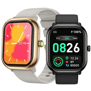 P101S Wearables Message Push Sedentary Incoming Call Reminder Multi-Sport Mode Square Screen Smart Watches