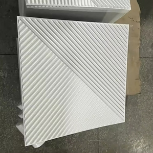 Commercio all'ingrosso Art Bump a nido d'ape Texture casa Design pannello 3d De Pared carta da parati diamante nero <span class=keywords><strong>Pvc</strong></span> 3d pannello di parete - Product Image 4