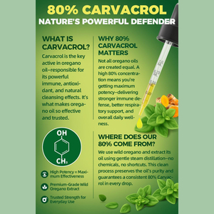 Biokom OEM formülü özel etiket vahşi Oregano yağı siyah tohum yağı sıvı sindirim ve bağışıklık desteği için Carvacrol 60% ile düşer - Product Image 4