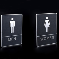 Enseignes de porte de toilette, panneau de signalisation