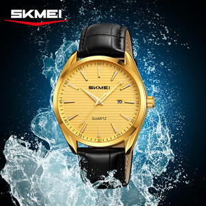 Reloj de Cuarzo SKMEI Modelo 2490, Diseño Clásico de Lujo, Resistente al Agua 3 ATM, Correa de Cuero de 22 mm, Estilo Antiguo para Hombres de Negocios, Hecho en China - Product Image 3