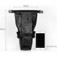Pochette d'angle étanche personnalisée pour cyclisme Sac de rangement étanche en TPU pour cadre de vélo en triangle