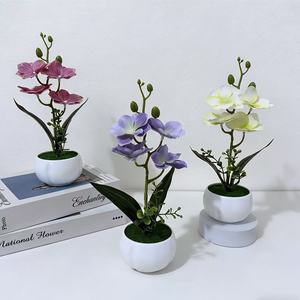 Plantas Artificiales de Magnolia en Maceta de 10cm-30cm, Decoración de Plástico para Oficina y Hogar - Product Image 2