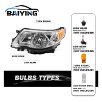 Para 2009 2010 2011 2012 SUBARU FORESTER lámpara de cabeza faros de coche faro Led