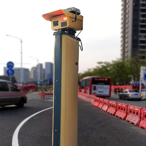 RIRS Radar Curve Warning System With Led Display Screen And Sound Alarm For Traffic Safety Protection Ip65 Pole <b>Mount</b> - Product Image 2