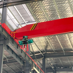 5 Ton 10 Ton 20 Ton Single Girder Travelling Crane <b>Running</b> Single Beam Overhead Crane - Product Image 3