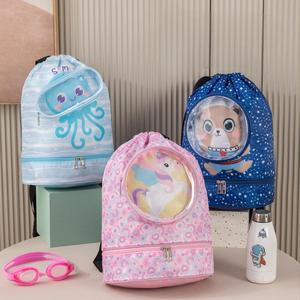 CPC Waterproof Beach Bag with Separate Compartments for Dry and Wet Cartoon Portable Swimming Bag with Large Capacity - Product Image 1