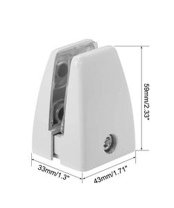 Masa ekran masası bölme kelepçesi alüminyum alaşımlı ekranlar bölücüler braketi - Product Image 4