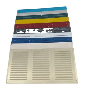 Custom heat dissipation air vent cover colorful powder coating aluminum air ventilation shutter louver for apartment