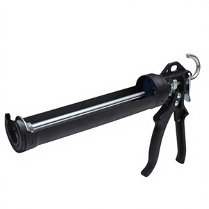 Pistola de 300 ml de Buena Calidad, Manual, Industrial, con Mango Ergonómico, de Acero/Aleación de Aluminio, Anti-Goteo, Ahorro de Energía, Negra, Premium - Product Image 1
