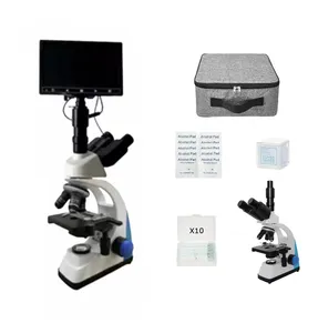 XSP-506V Factory Supply Laboratory Optical Trinocular Biological Microscope With 5/7/9inch Display Screen Digital Microscope