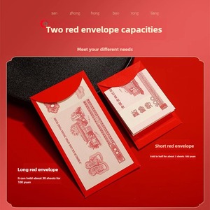 In ấn sỉ thiết kế logo Tết Nguyên đán, đám cưới, ép kim vàng, phong bì đỏ tùy chỉnh - Product Image 2