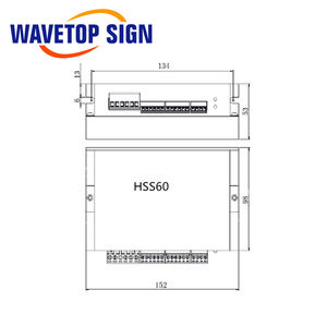 WaveTopSign Nema24 60HSE3N-D25 24-50VDC 5A 3N.<span class=keywords><strong>m</strong></span> HSS60 Closed-Loop Schrittmotor für CO2-Laser-Schneid- und Graviermaschinen - Product Image 5