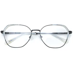 Роскошные высококачественные металлические очки из нержавеющей стали, оправа для очков, оптические производители в Китае