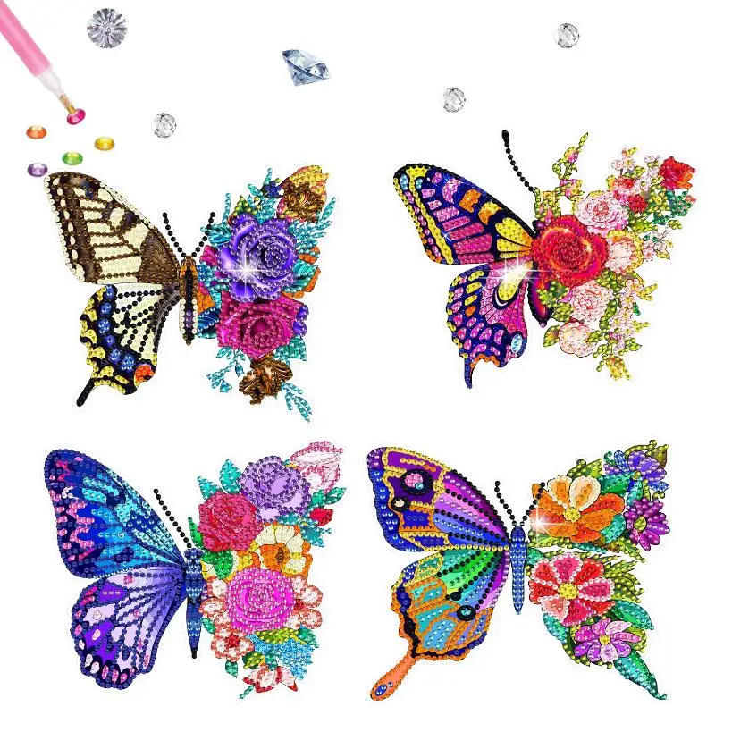 Diamond Painting Sticker Kits Voor Kinderen, Diamant Kunst En Handwerk Speelgoed Cadeau Voor Tienermeisjes En Jongens 6 7 8 9 10 11 12 Jaar Oud